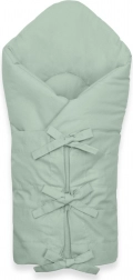 Înfașă clasică cu șireturi NEW BABY sea green