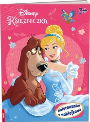 Prințesele Disney – carte de colorat cu autocolante