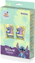 Mânecuțe plutitoare gonflabile DISNEY STITCH 23 × 15 cm pentru copii 3–6 ani