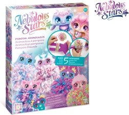Nebulous Stars set creativ cu ciucuri Animouš – set pentru realizarea brelocurilor