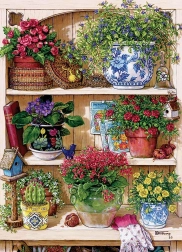 Puzzle dulap floral 500 piese Cobb Hill