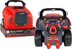 Jucărie roșie pentru atelierul copiilor - camion demontabil