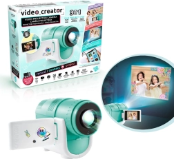 Creator cameră și videoproiector 3‑în‑1 pentru copii