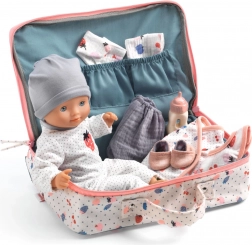 Valiză cadou cu păpușa Vanille DJECO