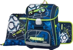 Set școlar Premium Fotbal - rucsac, sac, penar