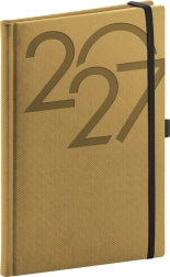 NOTIQUE agendă săptămânală Ajax 2027 aurie 15 × 21 cm