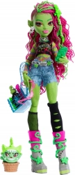păpușă Monster High Venus McFlytrap cu pisicuța Chewlian