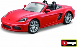 Model Bburago Porsche 718 Boxster portocaliu 1:24