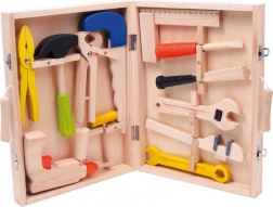 Trusă din lemn Small Foot cu scule Lino