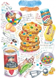 Puzzle biscuiți uriași 1000 piese