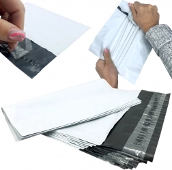 Plicuri poștale curierat albe din folie B4 260 × 350 mm, 50 buc