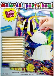 Colorat cu creioane după numere – peștișori