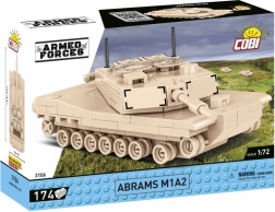 COBI Abrams M1A2 – set de construcție pentru tanc 1:72 (174 piese)