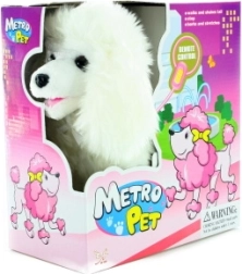 cățeluș care merge pe cablu cu coadă clătinată