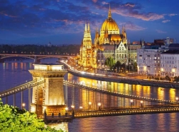 Puzzle 2000 piese – Budapesta la amurg