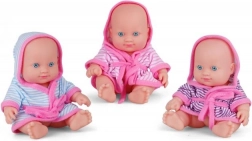 Bebeluș drăgălaș în halat colorat