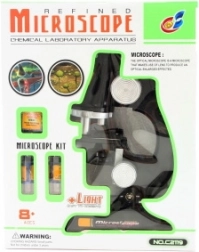 Microscop cu baterii pentru copii