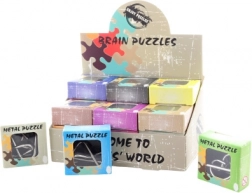 Mini puzzle metalic de buzunar