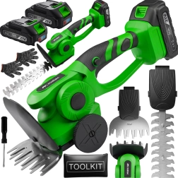 Foarfeci fără fir pentru iarbă și arbuști MalTec MasterHedge 2‑în‑1, 500 W