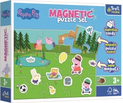 Puzzle magnetic Jocuri Peppy, Porcușorul Peppa
