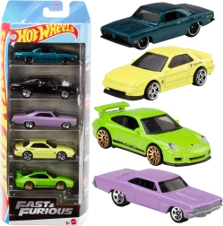 Hot Wheels Fast & Furious – set de 5 mașinuțe metalice