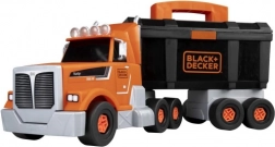 Camion cu unelte și bormașină BLACK+DECKER, set de construcție pentru copii 43 cm