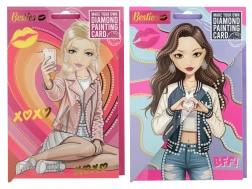 Pictură cu diamante – felicitări Besties