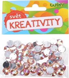 Mărgele decorative pentru cusut 10 mm – 80 buc