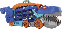 Hot Wheels T-Rex Mega Transporter – transportor de dinozauri și pistă de curse