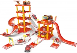 Mare garaj de pompieri, 4 niveluri, stație de alimentare, 100 de elemente