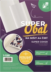 Copertă transparentă pentru caiete A4