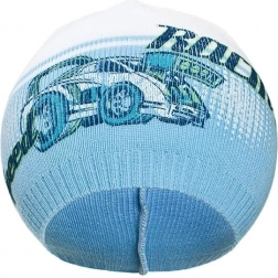 căciuliță de toamnă pentru copii New Baby Racing albastru deschis 110 (4–5 ani)