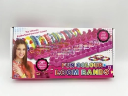 Set creativ pentru realizarea brățărilor LOOM BANDS – 600 buc