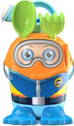 Set de nisip scafandru, 7 piese