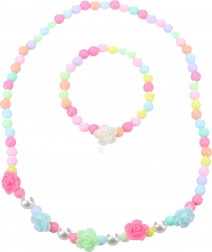 Set de bijuterii modern cu trandafiri