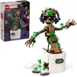LEGO Marvel Groot dansator – figurină interactivă în ghiveci