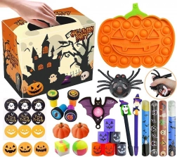 Set senzorial antistres de Halloween cu jucării fidget și pop it