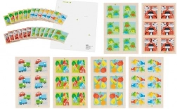 Goki joc de memorie Uită-te mai aproape – pexeso din lemn pentru copii