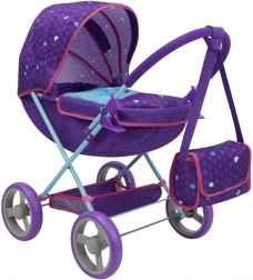 Cărucior pentru păpuși cu geantă - Sirenă