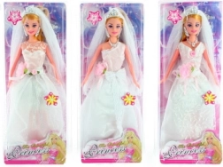 Păpușă mireasă articulată 28 cm