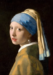 Puzzle Fata cu cercel de perlă de Johannes Vermeer 1000 de piese