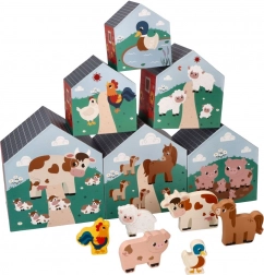 Piramida din pahare pentru Ferma