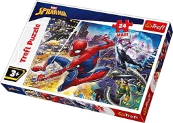 Puzzle maxi 24 piese – CURAJOSUL SPIDER‑MAN