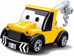 Sluban Power Bricks mașină de tractare galbenă cu ochi