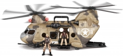 Elicopter cu figurine și efecte 50 cm