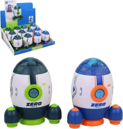 Rachetă spațială cu uși deschizibile pe mecanism inertial