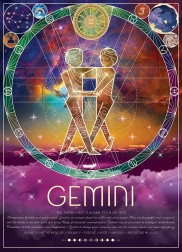 Puzzle Semnul zodiacal Gemeni 500 de piese