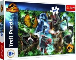 Puzzle 300 piese Dinozauri Preferati Lumea Jurasică
