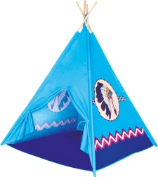 Bino tipí indian albastru