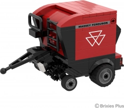 brixies plus massey ferguson rb f – presă pentru baloți cilindrici (construcție 3d, 172 piese)